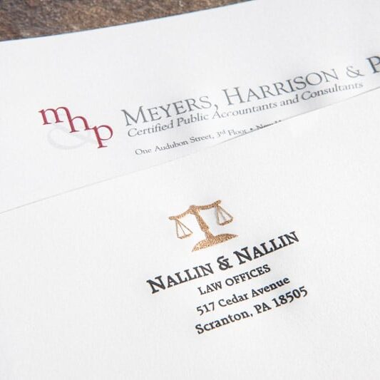Engraved Letterhead